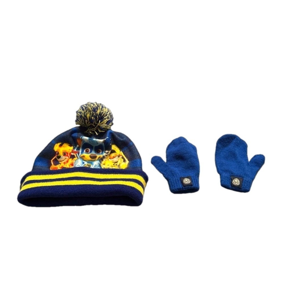 Blue Paw Patrol Toque and Mittens